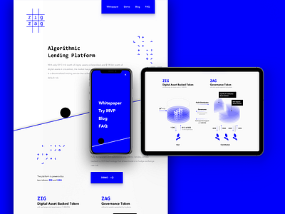 ZigZag Landing page