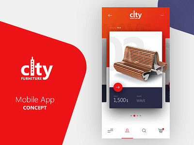 City Furniture - Mobile App Concept app design experience furniture interface mobile ui user ux