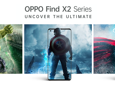 OPPO Find X2 Series advertising creative design digital graphic marketing oppo