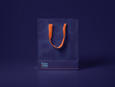 Foster EDGE branding concept creative design graphic illustration logo vector