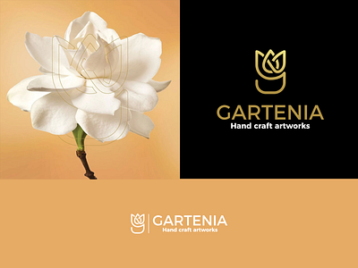 Gartenia Logo brand branding concept design gardenia graphic logo logo design