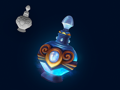 Magic Potion Bottle bottle game icon icons illustration potion props ui