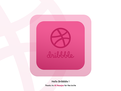Hello Dribbble debut dribbble first shot hello dribble iran