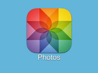 iOS 7 Photos Icon Redesign 7 app icon ios photos