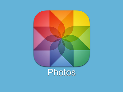 iOS 7 Photos Icon Redesign by Anthony Castelli on Dribbble