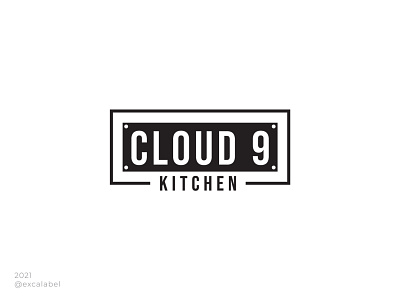 Cloud 9 Kitchen brand brand identity branding cloud design icon kitchen logo nine