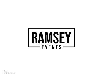 Ramsey Events brand brand guide brand identity branding design event events icon logo party vector