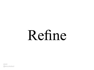 Refine brand brand identity branding design icon logo logotype minimalist simple type vector