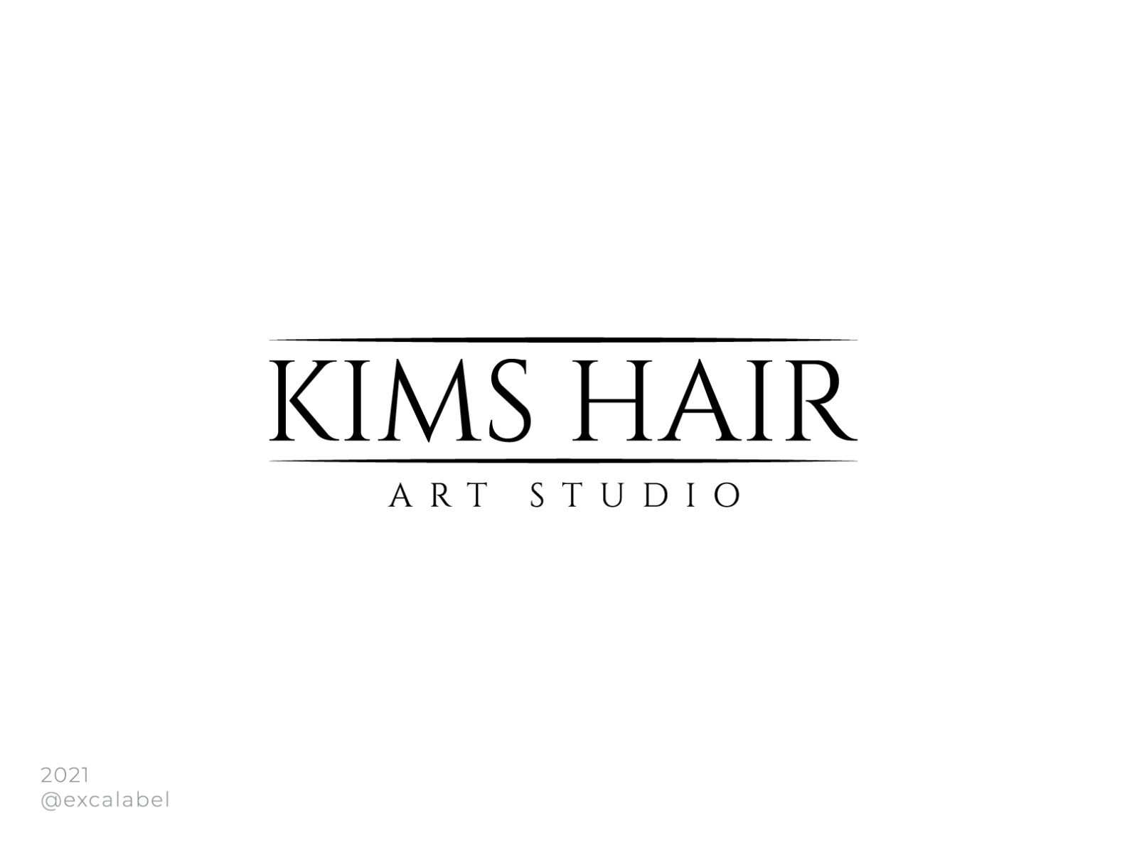 Kims Hair Art Studio by excalabel on Dribbble