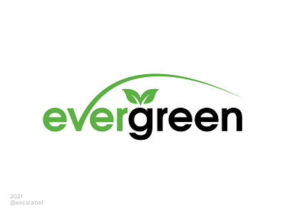 evergreen brand brand identity branding design green icon logo nature simple type vector