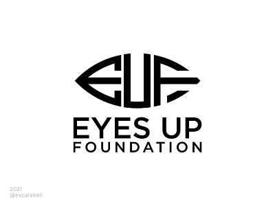 Eyes Up Foundation brand brand identity branding design eyes foundation icon illustration logo ui up ux vector