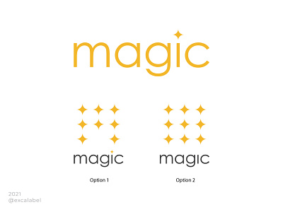 Magic brand brand identity branding design icon logo magic minimalist simple vector
