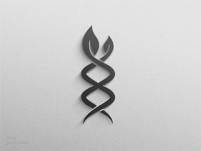 DNA-Leaf brand brand identity branding design dna icon illustration leaf logo ui vector