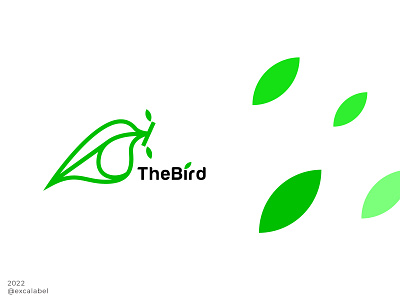 The Bird bird brand brand identity branding design green icon illustration logo nature ui vector
