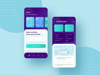 Latjak - Package Tracking App By Fareel For Omnicreativora On Dribbble