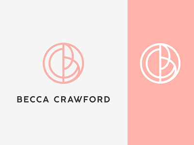 Becca Crawford rebrand branding design emblem graphic design logo monogram rebrand typography