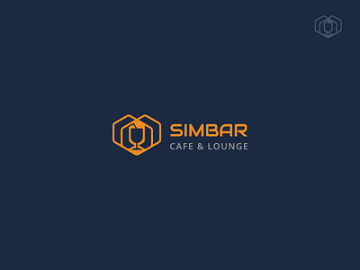 Simbar Cafe bar branding identity lion logo symbol