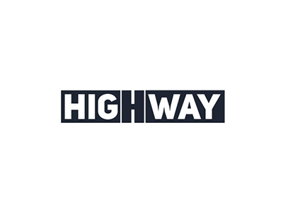 Highway branding calligraphy graphic design identity logo