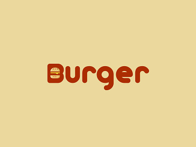 Burger branding burger calligraphy food logo graphic design icon identity logo