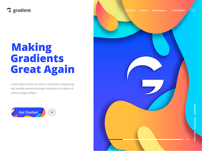 Gradient - Landing Page