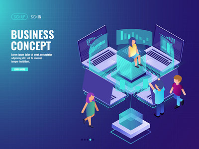 Business Concept - Infography