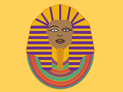 Egyptian Pharaoh adobe africa art egypt illustration king vector