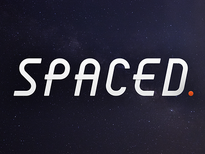 Spaced Logo custom font illustrator logo photoshop space spaced spaced challenge