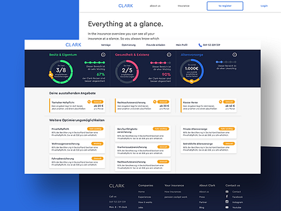 Clark clark design fintech ui ux