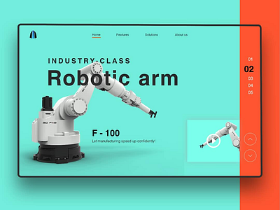 Daily UI - Robotic arm