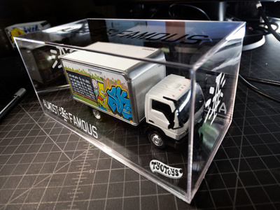 Tyotoys AF collab collectible diecast graffiti limited urban urbanvinyl