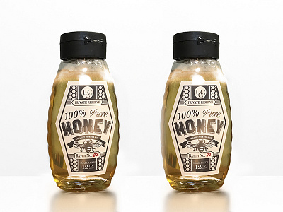 Honey Bottle Label