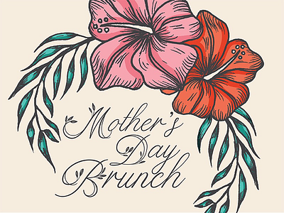Mother’s Day Brunch brunch design digital digital design events mothers day web