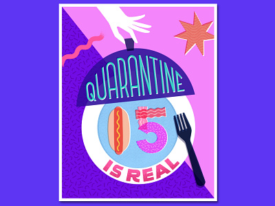 Quarantine 15 is Real clean design illustration illustration art illustration design illustration digital illustrations lettering poster design quarantine quarantine life