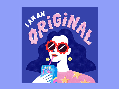 I am an Original - Portrait series cover design design illustration illustration art lettering portrait