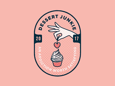 Logo Concept - Dessert Cafe branding cafe creative logo dessert fun logo logo vintage