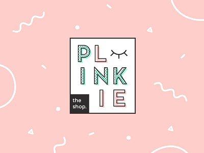 Logo Concept - Feminine Shop brand clean creative feminine fun funky logo pink pretty