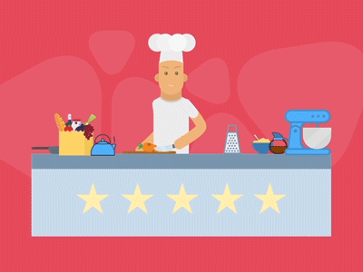 Chef animation chef cooking explainer