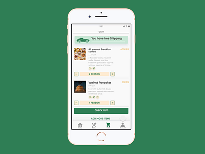 Menagé: Cart to Order Confirmation animation app branding design graphic design ui ux