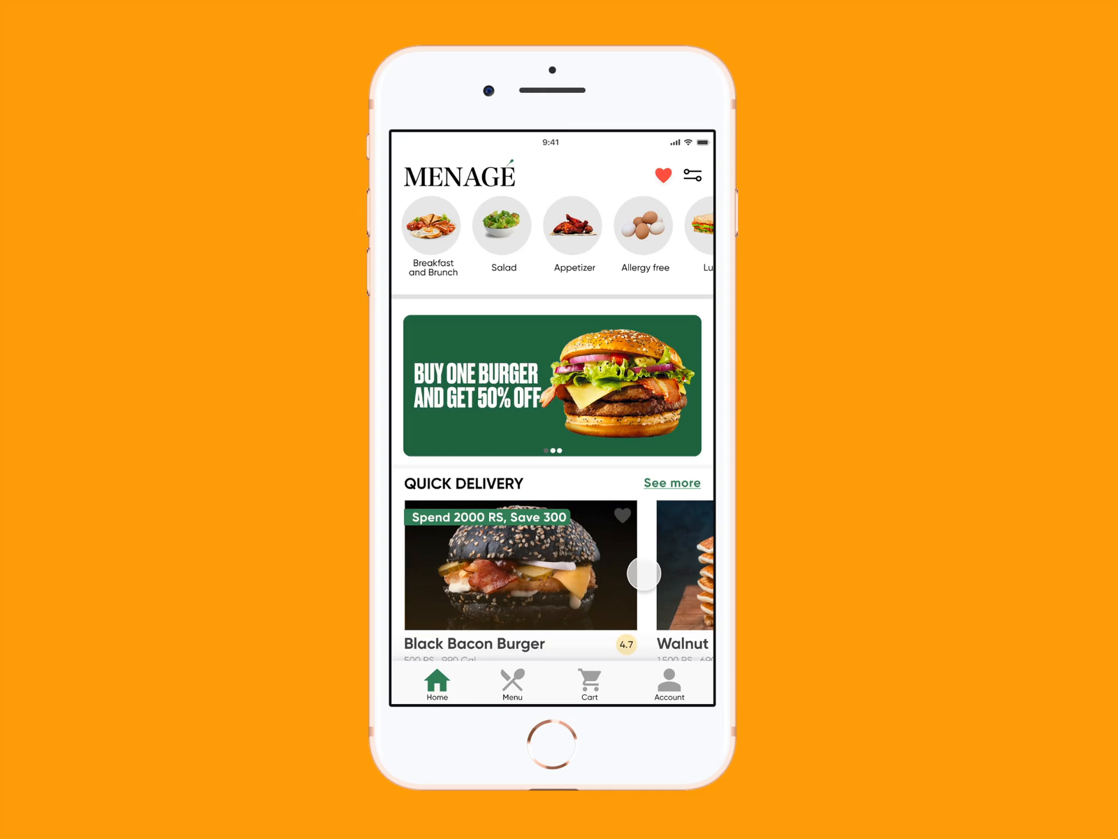 Menagé : Express Order by Yugsha Zia on Dribbble