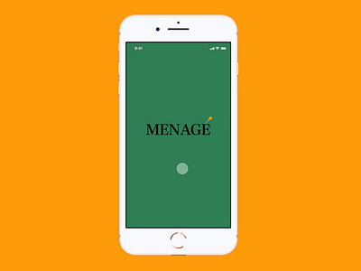 Menagé : Onboarding and Signup animation app branding design graphic design illustration logo ui ux vector