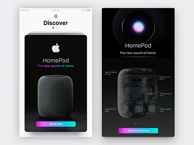 HomePod apple homepod user experience user interface