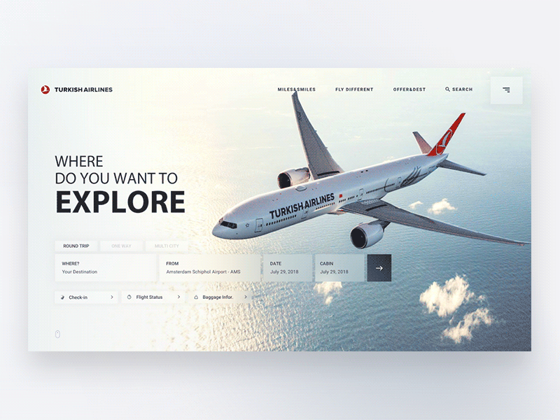 Turkish Airlines - Landing Page