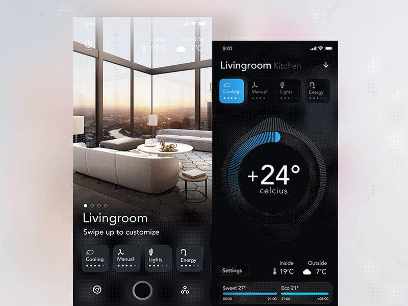 Smart Home App Concept