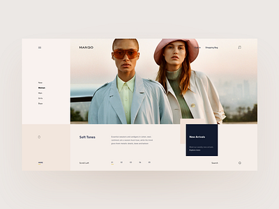 Fashion detail page campaign clean debut ecommerce fashion minimal minimal website muzli ui ux