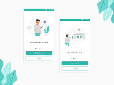 Onboarding for mobile app design mobile app onboarding screens ui ux design ui concept user interface