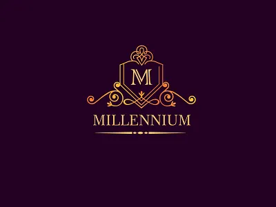 Logo - Millennium 2d art color concept design illustration logo vector