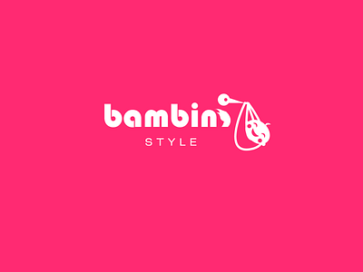 Logo "Bambini" 2d art branding character color design icon logo vector