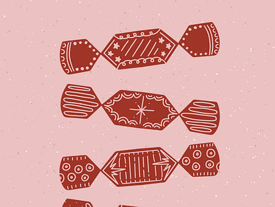 Christmas Crackers christmas christmas crackers crackers cute holidays illustration procreate xmas