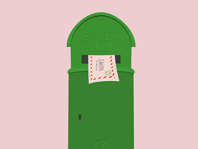Christmas Postbox christmas card christmas tree cute dublin green ireland letter letter to santa mail mailbox post postbox santa