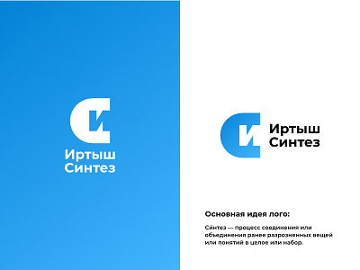 Irtysh Sintez Branding Project branding logo negative space